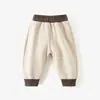 Promoção Calças de Bebê Outono Novo Estiloso Roupa Externa Calças Compridas para Bebê Primavera e Outono Calças de Moletom Calças Pp Unissex Roupa Casual para Criança Pequena