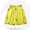Shorts de Verano, Ropa Holgada para Casa, Pantalones de Dormir con Estampado de Dibujos Animados, Pantalones Casuales, Shorts de Playa para Parejas