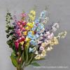 Simulação de lírio do Vale Orquídea comércio exterior simulação de casamento flor francês grande vento carrilhão voando andorinha pendurar relógio casamento decoração suave flor falsa