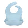 Babador grande transfronteiriço recém-nascido silicone babador fácil de limpar suprimentos para bebês babador à prova d'água