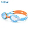 Gafas de natación Wave para niños y bebés, impermeables, antivaho, HD, para entrenamiento, para hombres y mujeres.