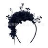 Cross-border atacado nova tiara de flor artificial personalizada headband foto adereços performance festa criativa cocar de flores