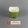 Vajilla Comercial Imitación Porcelana Melamina Tazones y Platos Pequeños, Platos Planos Bicolor, Platos Redondos, Tazones para Sopa, Especialmente Diseñados para Cadenas de Restaurantes de Comida Rápida