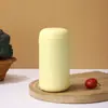 Taza de cápsula pequeña, linda, simple con alto valor estético, mantiene las bebidas calientes o frías, taza de agua de acero inoxidable 316 tamaño de bolsillo, mini termo