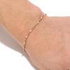 Pulsera de Mano con Goteo de Aceite de Acero Inoxidable Caliente Clásica Estilo Bohemio para Mujer Cadena de Cuentas de Esmalte Pulsera de Pareja
