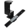 Tablero de Soporte sin Perforaciones Tablero de Extensión para Escritorio de Oficina Tablero de Carga Soporte de Extensión Debajo de la Mesa Accesorios Teclado Pinza Grande Soporte de Boca