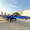 Remolque de Plataforma Elevadora con Gancho para Transporte de Mercancías Grandes Exportación Transfronteriza Equipo de Puente Elevador de Bolsa de Aire de 5 Ejes