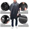 Poncho Impermeável para Adultos, Poncho de Chuva Três em Um Impermeável para Caminhada, Pesca, Camping Multifuncional ao Ar Livre, Montanhismo, Lona de Proteção contra Chuva
