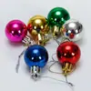 Bola de Navidad de dragón y tigre al por mayor transfronteriza 3 cm Bola colgante para decoración de árbol de Navidad bola brillante mate con purpurina Día de Año Nuevo