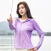 Chaqueta Ligera de Verano, Ropa con Protección Solar, Chaqueta Fresca de Seda de Hielo con Capucha para Exteriores para Hombres y Mujeres, Ropa de Pesca Transpirable de Secado Rápido