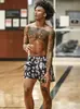 Pantalones Cortos de Baloncesto Callejero Americanos de Moda para Hombre, Holgados, Casuales, de Cuarto, para Correr, Deportes, Secado Rápido, Transpirables, Pantalones de Entrenamiento