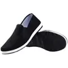 Zapatos de tela de estilo antiguo para hombre, antideslizantes, resistentes al desgaste, protección laboral, para padre, persona perezosa, lasagna, día de primavera y verano, zapatillas de tela slip-on, otoño, trabajo