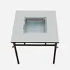 Mesa de acero inoxidable, carbón para barbacoa estilo Guizhou, barbacoa autoservicio en el patio, tofu casero, puesto exterior sin humo para negocios