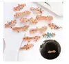 Accesorios para el Cabello, Pasadores, Nuevos Pasadores de Diamante con Puntos de Cristal, Pinzas de Resorte, Joyería, Pinzas para Cola de Caballo Femenina, Suministro para Puestos Callejeros Lote Mixto