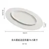 Pratos de mesa de cerâmica de fábrica restaurante ocidental prato para bife e massa prato de prato frio clube prato de conceito artístico prato raso