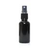 Suministro inmediato de botellas de spray negras brillantes y oscuras de 10 ml, botellas de vidrio para perfume desinfectante de 100 ml, botellas para aceite esencial embotelladas por separado
