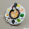 Nuevo fabricante de souvenirs turísticos de Lijiang, Yunnan, imanes de resina tridimensionales para refrigerador