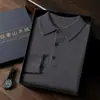 Suéter polo de cachemira plano para hombre, cachemira de cabra, capa base de lana para otoño e invierno, suéter de punto holgado