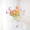 Flores Artificiais de Papoula, Layout de Cena de Casamento de Alta Qualidade e Realista, Enfeites de Decoração para Casa, Flores Artificiais, Flores de Seda, Flores Artificiais