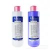 Venta al por mayor de 1000 ml de líquido de cristal para uñas MMA morado, polvo de cristal para uñas, suministros para extensiones de uñas con diamantes adhesivos tallados.