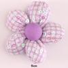 Broche de tela con lentejuelas frescas y flores, accesorios para el cabello hechos a mano, material para ropa, sombreros, calcetines y decoración.