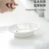 Jabonera de doble capa estilo japonés sin tapa, con drenaje de agua, duradera, simple y creativa de estilo nórdico para baño del hogar