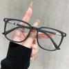 Óculos Inteligentes Pretos com Armação Preta que Mudam de Cor Dia e Noite Podem Ser Equipados com Lentes de Grau, uma Ferramenta Mágica Sem Maquiagem Que Faz Você Parecer Mais Magro, Anti-Luz Azul, Óculos Sem Grau
