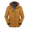 Chaqueta tres en uno XCC5237, ropa de trabajo hecha a medida, uniforme de grupo para otoño e invierno con forro polar y logo impreso