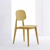 Sillas de comedor engrosadas de colores macarrón, sillas de comedor modernas y minimalistas, taburetes de restaurante, taburetes de tocador, sillas de plástico y sillas para uso doméstico con respaldo