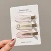 Pinzas de pelo coloridas para mujer, nuevo modelo 2026, pinzas de alta gama para flequillo delantero y lateral, pinzas de flequillo sin costuras, pasadores, accesorios para el cabello