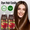 Exportado Exclusivamente para Mokeru Machino Diamond Red Apple Black Oil Hair Dye Apple Black Dye Cream