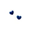 Hermosos Pendientes de Otoño e Invierno de Alta Calidad Retro Amor Nicho Azul Pavo Real Mate Azul Klein Pendientes de Cerámica