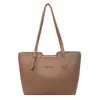 Bolso de Hombro Grande de Capacidad Simple Elegante Francés para Mujer 2025 Otoño Retro de Aspecto Caro Casual Bolso Tote de Axila