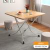 Mesa Plegable para Uso en Casa, Mesa de Comedor para Apartamento Pequeño, Mesa de Comedor para Casa de Alquiler, Mesa Pequeña para Puesto Exterior, Portátil