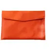 Bolsa para Archivos Magnética de Cuero A4 al por Mayor Bolsa de Almacenamiento de Gran Capacidad Bolsa para Archivos A5 de Cuero PU Bolsa para Información de Reuniones de Oficina de Negocios