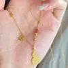 El Nuevo Popular Collar con Colgante de Mariposa Retro Estilo Chino Hielo Triturado de Xiaohongshu es Exquisito y de Alta Gama, Envío Directo de Una Pieza