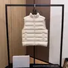 Jaqueta puffer Contrin sem mangas para homens e mulheres, jaqueta puffer de casal, 90% de conteúdo de plumas