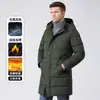 Ropa térmica 3D transfronteriza de invierno para hombre, chaqueta de moda esponjosa y versátil, abrigo de algodón desmontable para hombres de mediana edad y mayores, admite impresión personalizada
