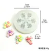Molde de Silicona con Forma de Estrella de Cinco Puntas, Corazón, Semicírculo, Nube para Pastel, Fondant, Dulces, Resina DIY y Decoración de Yeso