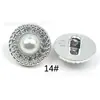 Botones Estilo Chanel con Acabado de Lujo, Botones de Perla y Oro de Alta Calidad, Accesorios para Abrigos y Gabardinas, Botones Redondos Bordados a Mano con Diamantes
