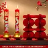 Velas para Casamentos, um Par de Velas de Casamento Dragão e Fênix, Decorações de Casamento com Palavras Felizes, Velas Vermelhas para Quarto Nupcial, Suprimentos para Casamento
