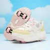 Tienda Oficial de Fábrica de Zapatos con Ruedas Venta Directa Zapatos de Patinaje con Ruedas Transfronterizos para Niños, Zapatos con Ruedas de Cuatro Ruedas para Estudiantes con Luces y Ruedas