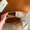 Versión de Piel de Oveja con Aumento Oculto de Altura, Hebilla de Borla Lp, Mocasines Estilo Old Money para Mujer, Mocasines de Piel Genuina Suave, sin Cordones