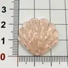 Acessórios Populares de Resina com Glitter em Formato de Concha Transparente Grande Chaveiro DIY Tamancos Ímãs de Geladeira Acessórios de Cabelo Materiais de Decoração
