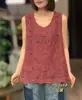 Verano Nuevo Estilo Japonés Dulce Sin Mangas Jacquard 3D Bordado Chaleco Holgado Casual Versátil Top Básico Venta al por Mayor