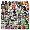 Halloween Desenho Animado Criativo Adesivos Celular Computador Caderno Decoração Desktop Capa de Celular Adesivo para Copo de Água DIY