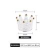 Adornos Creativos de Corona de Cristal y Vidrio Estante para Guardar Huevos de Belleza y Maquillaje Artesanía en Relieve Estilo Europeo Candelabro Cenicero