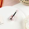 Presilha de bico de pato criativa personalizada simulação mini guitarra Coreia do Sul ins fofa y2k girl instrumento musical grampo de cabelo grampo para franja