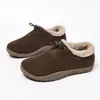 Zapatos de media zapatilla Kenbo para mujer con forro polar transfronterizos, nuevos zapatos casuales versátiles para otoño/invierno 2026, zapatos de slip-on para el trabajo para mujer