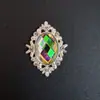 Nuevas placas de flor de aleación hebilla de diamante zapatos ropa bolsa accesorios para el cabello tocado accesorios de aleación DIY accesorios de lazo ovalado